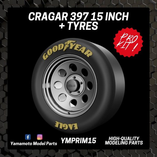 WHEELS CRAGAR 397 15" - YAMAMOTO YMPRIM15 - Image 2