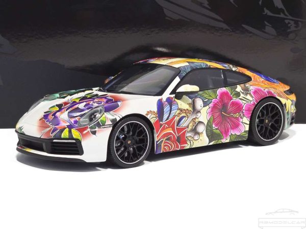 PORSCHE 911 CARRERA 4S COUPE FLOWER DESIGN 2019 - MINICHAMPS