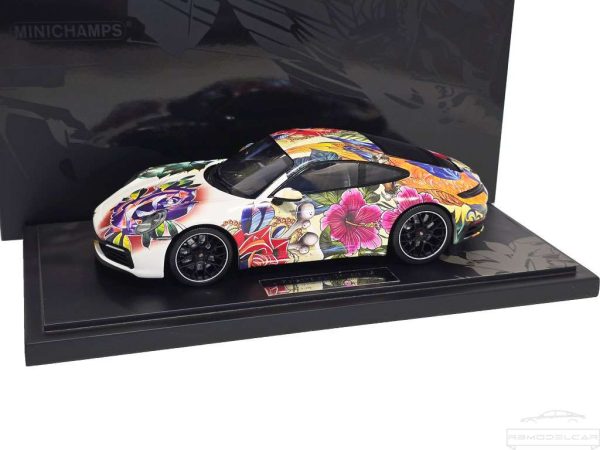 PORSCHE 911 CARRERA 4S COUPE FLOWER DESIGN 2019 - MINICHAMPS - Image 10