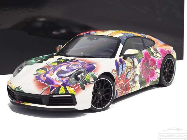 PORSCHE 911 CARRERA 4S COUPE FLOWER DESIGN 2019 - MINICHAMPS - Image 2