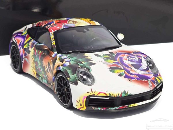 PORSCHE 911 CARRERA 4S COUPE FLOWER DESIGN 2019 - MINICHAMPS - Image 4
