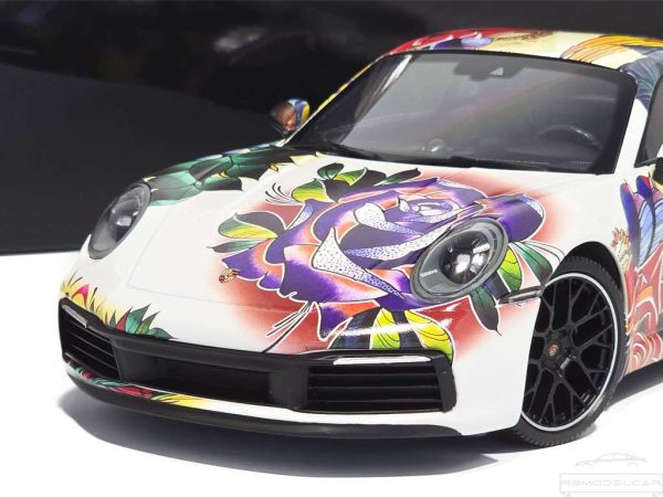 PORSCHE 911 CARRERA 4S COUPE FLOWER DESIGN 2019 - MINICHAMPS - Image 5