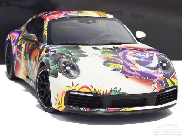 PORSCHE 911 CARRERA 4S COUPE FLOWER DESIGN 2019 - MINICHAMPS - Image 9