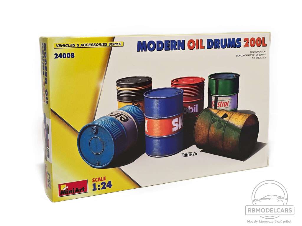 MODERN OIL DRUMS 200 L / MODERNÉ SUDY 200 L - MINIART