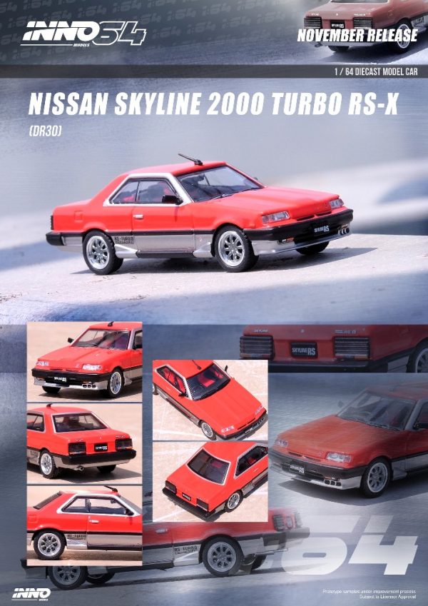 NISSAN SKYLINE 2000 TURBO RS-X ( DR30 ) - INNO 64 - Image 6