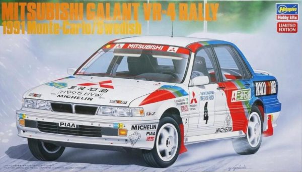 MITSUBISHI GALANT VR-4 RALLY MONTE CARLO / SWEDISH 1991 - HASEGAWA - Image 5