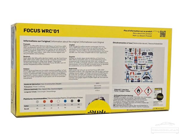 FORD FOCUS WRC 01 START SET - HELLER - Image 3