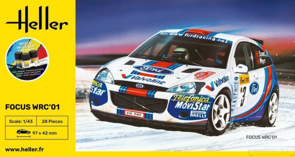 FORD FOCUS WRC 01 START SET - HELLER