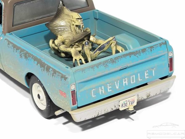 CHEVROLET C-10 PICK-UP + ALIEN FIGURE INDEPENDENCE DAY ( DEŇ NEZÁVISLOSTI ) 1971 - HIGHWAY 61 - Image 9