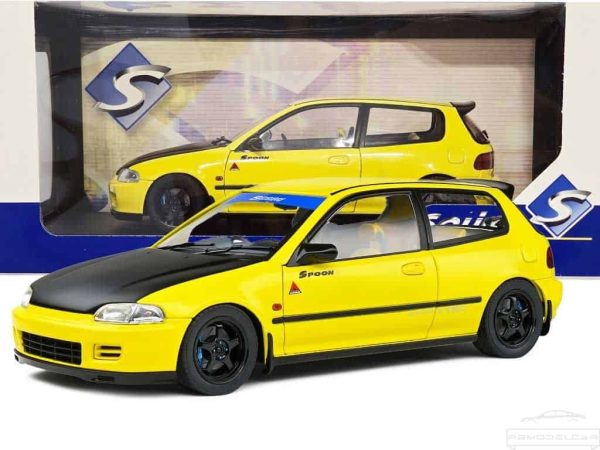 HONDA CIVIC EG6 SiR II SPOON YELLOW 1991 - SOLIDO