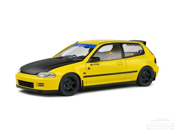 HONDA CIVIC EG6 SiR II SPOON YELLOW 1991 - SOLIDO - Image 2