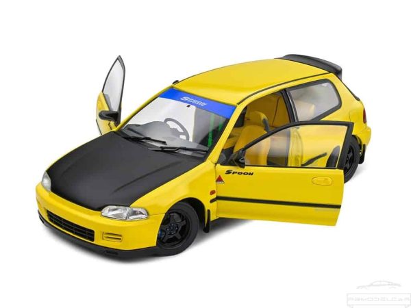 HONDA CIVIC EG6 SiR II SPOON YELLOW 1991 - SOLIDO - Image 5