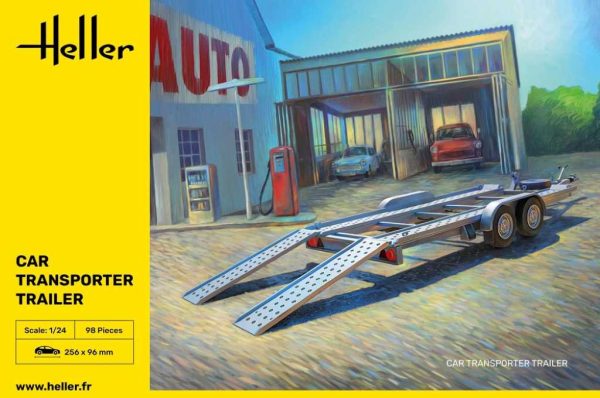 CAR TRANSPORTER TRAILER - HELLER