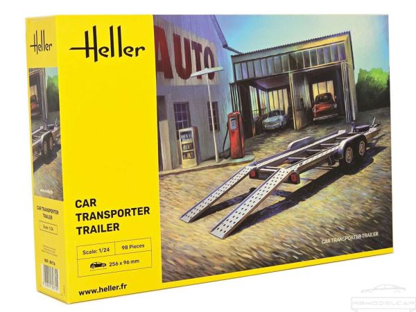 CAR TRANSPORTER TRAILER - HELLER - Image 2