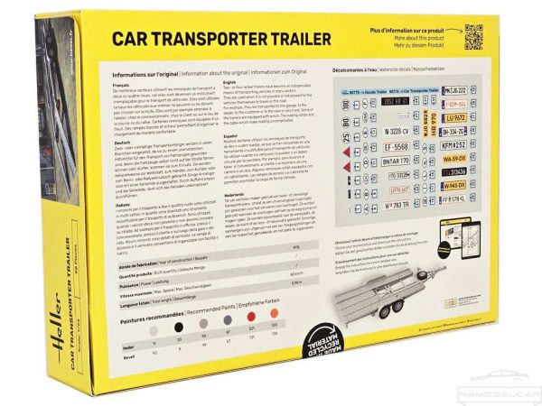 CAR TRANSPORTER TRAILER - HELLER - Image 3