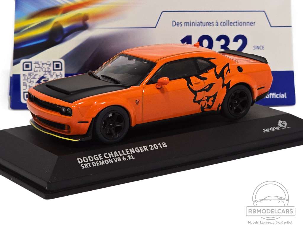 DODGE CHALLENGER SRT DEMON 2018 - SOLIDO
