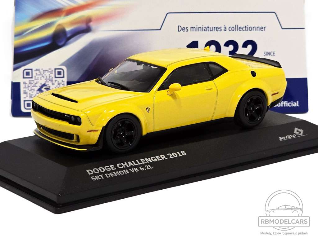 DODGE CHALLENGER SRT DEMON 2018 – SOLIDO