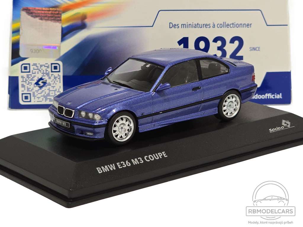 BMW M3 E36 COUPE 1999 - SOLIDO