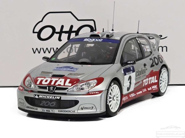 PEUGEOT 206 WRC TOUR DE CORSE 2002 - OTTO MOBILE