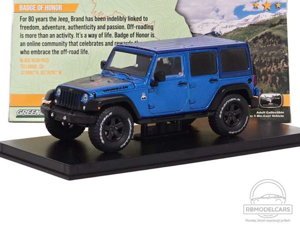 JEEP WRANGLER RUBICON BLACK BEAR 2016 - GREENLIGHT
