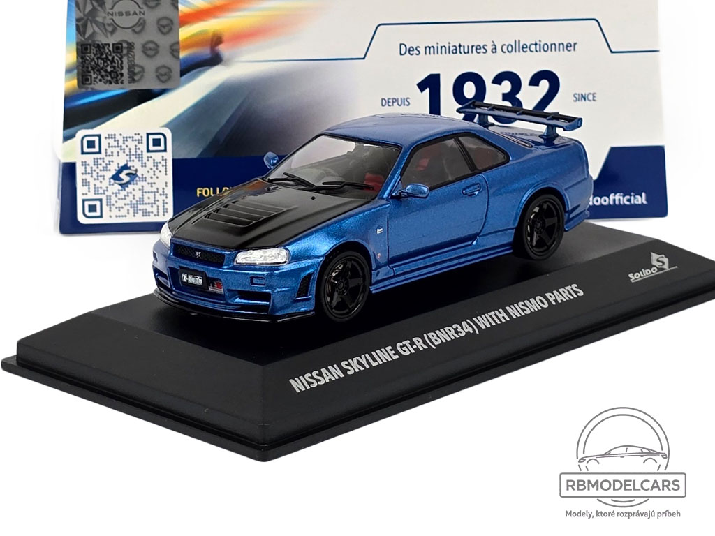 NISSAN SKYLINE GT-R R34 Z-TUNE 1998 - SOLIDO