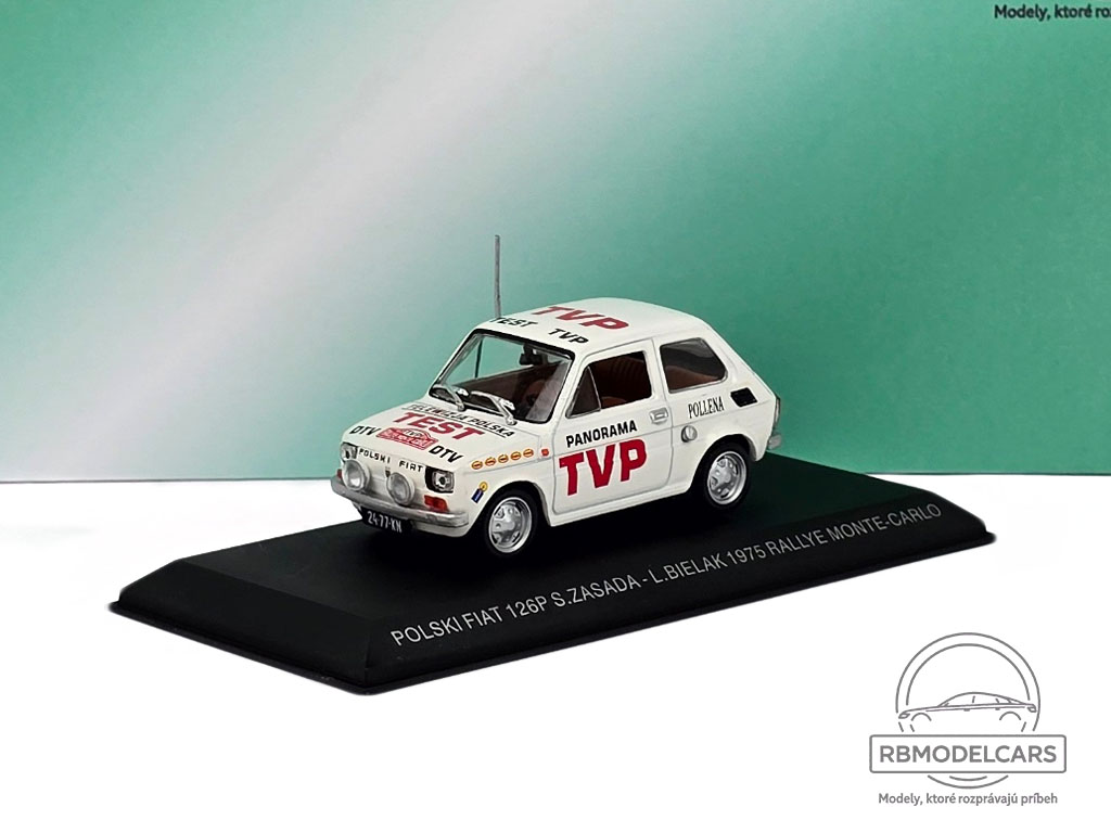 FIAT 126P RALLY MONTE CARLO 1975 - HACHETTE / IXO